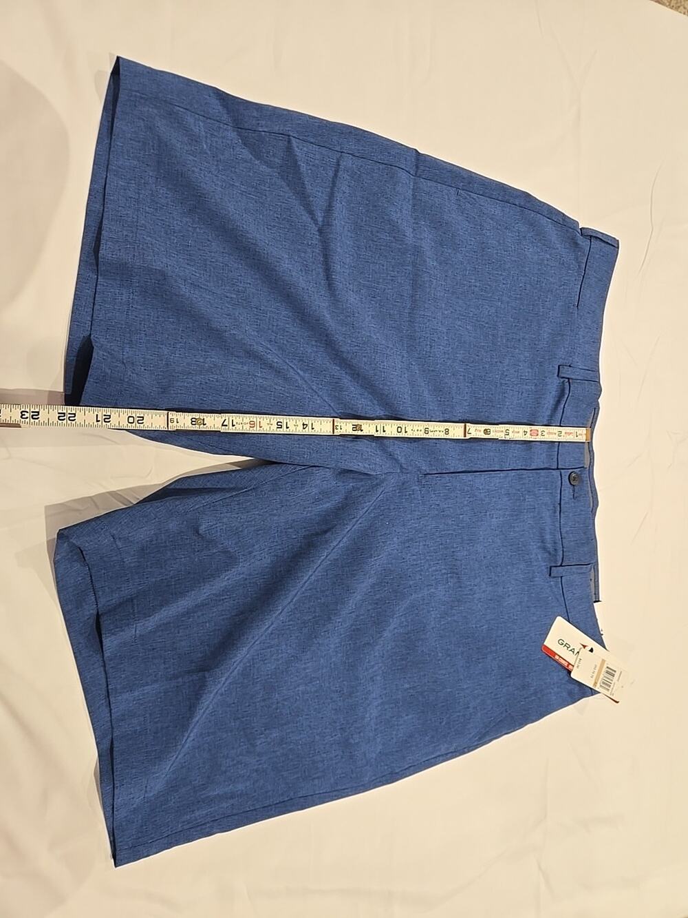 Grand Slam Performance Chino Shorts Mens 42 UPF 50 Protection Wicking Stretch